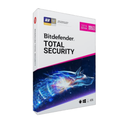 Bitdefender Total Security 2019 Multi Device (2YR, 3 PC/Mac) Download