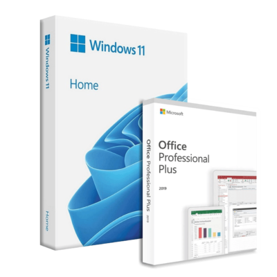 Microsoft Windows 11 Home + Microsoft Office 2019 Professional Plus Bundle