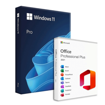 Microsoft Windows 11 Professional + Microsoft Office 2021 Professional Plus Bundle