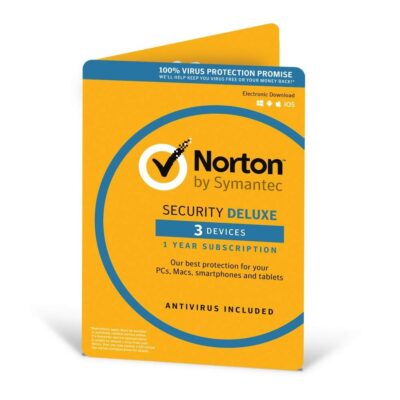 Norton Security Deluxe 2022 1 Year 3 Devices Malware Antivirus